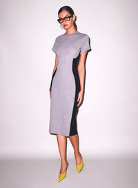 Terry Underbust Midi Dress