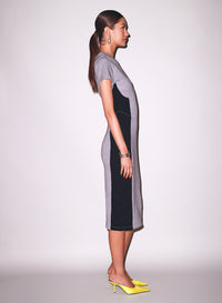 Terry Underbust Midi Dress