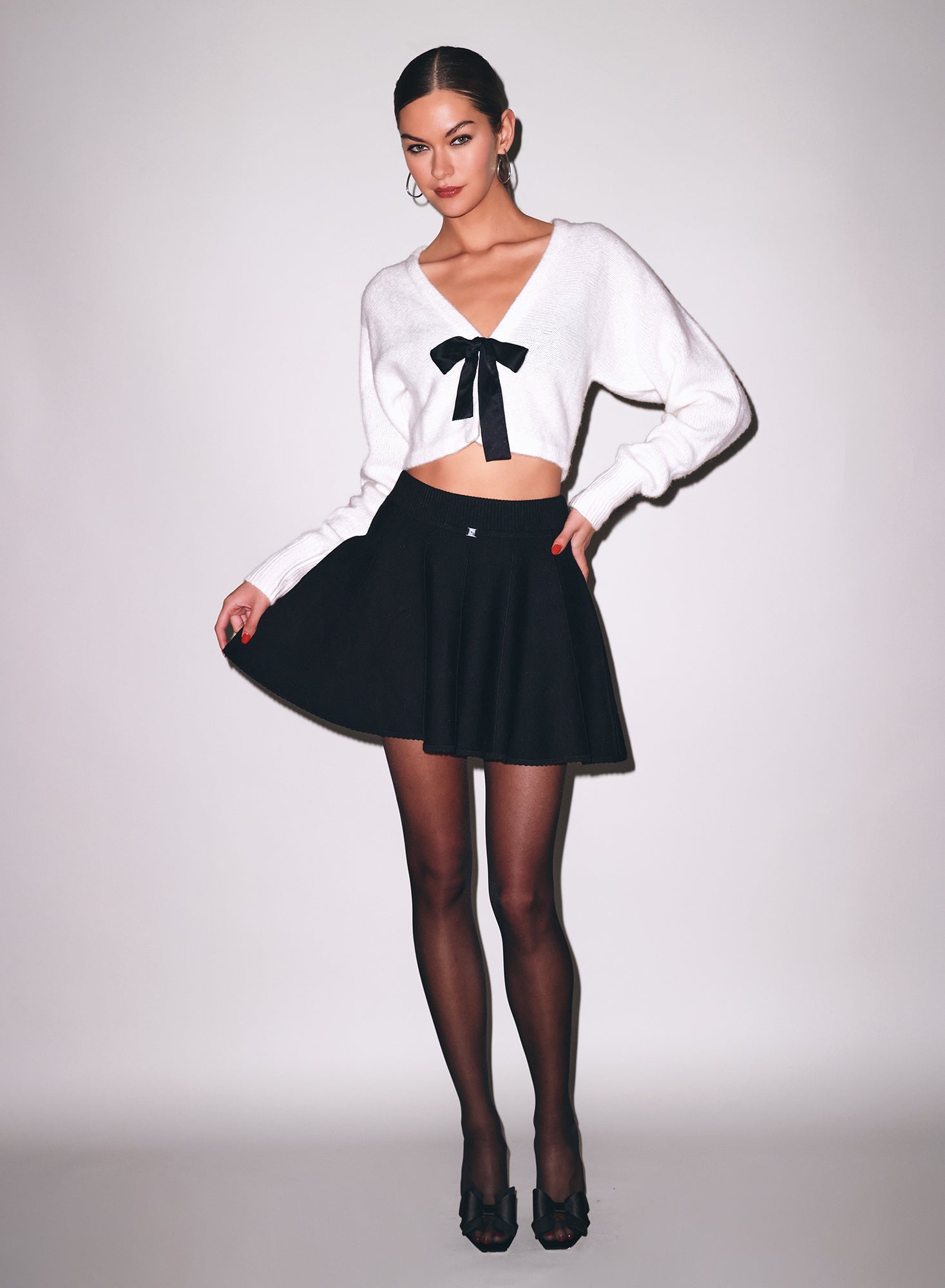 Cashmere Cardigani-ivory