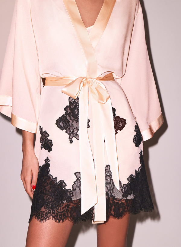 Honey peach - Juliet Lace Robe | Fleur du Mal