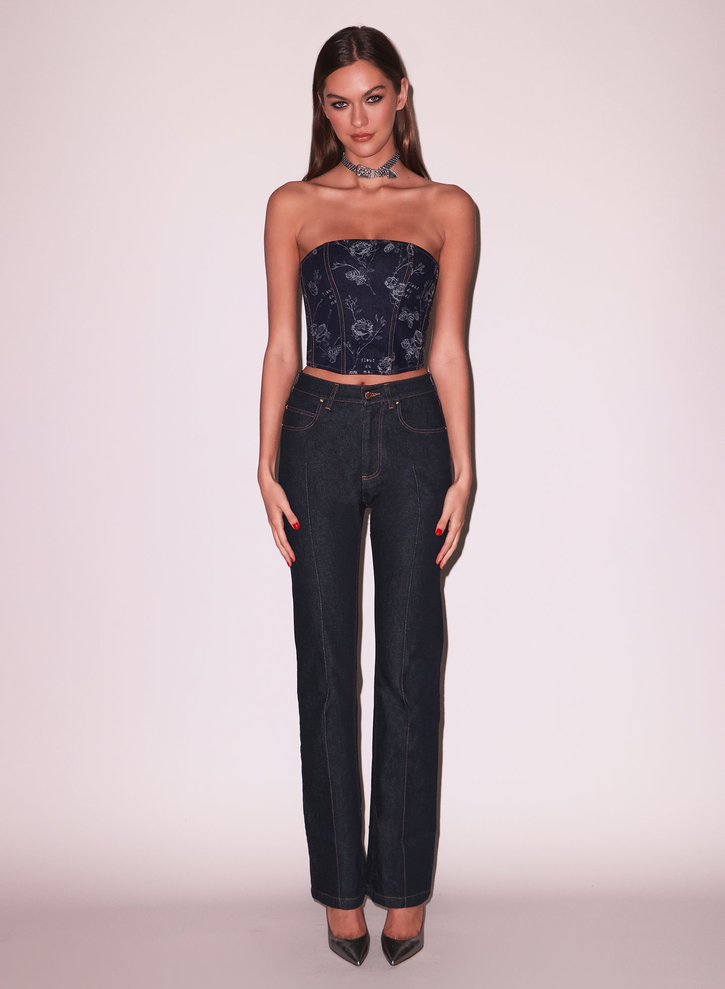 Denim Flare Pant