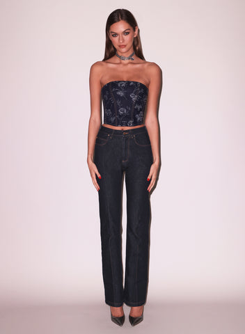 Denim Flare Pant