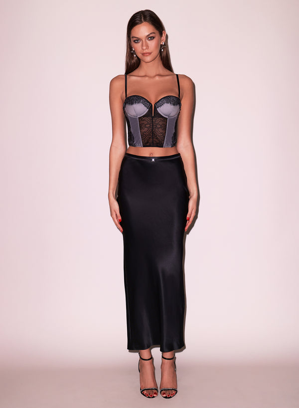 Smoked pearl - Solita Bustier | Fleur du Mal