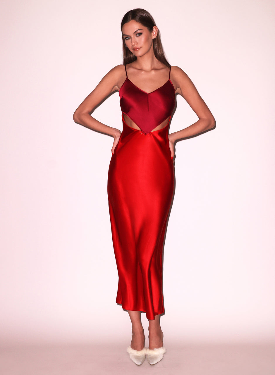 Rouge - Scarlet Slip Dress | Fleur du Mal