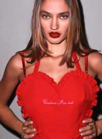 Ruffle Heart Apron