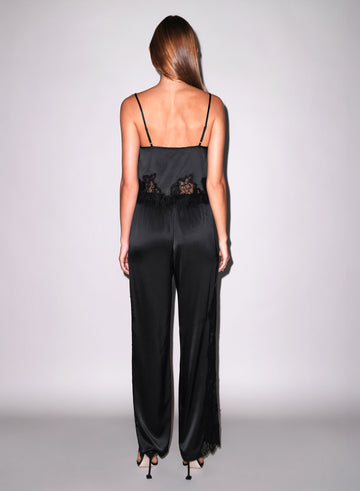 Black - Juliet Silk & Lace Pant | Fleur du Mal