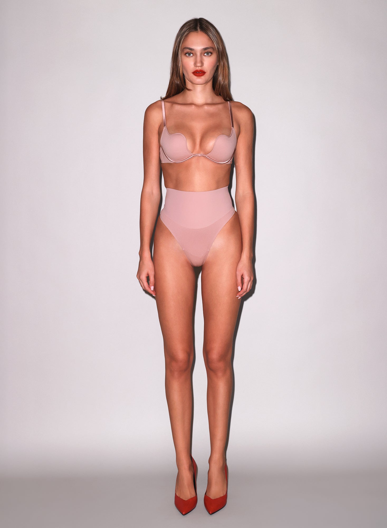 Tan Seduce U-Plunge Bra- Fleur du Mal