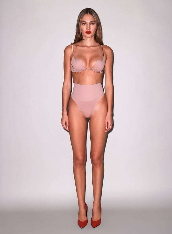 Tan - Seduce U-Plunge Bra | Fleur du Mal