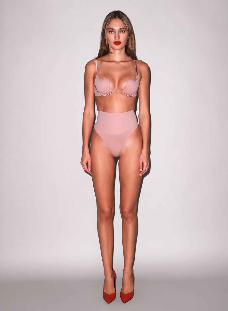 Tan - Seduce U-Plunge Bra | Fleur du Mal