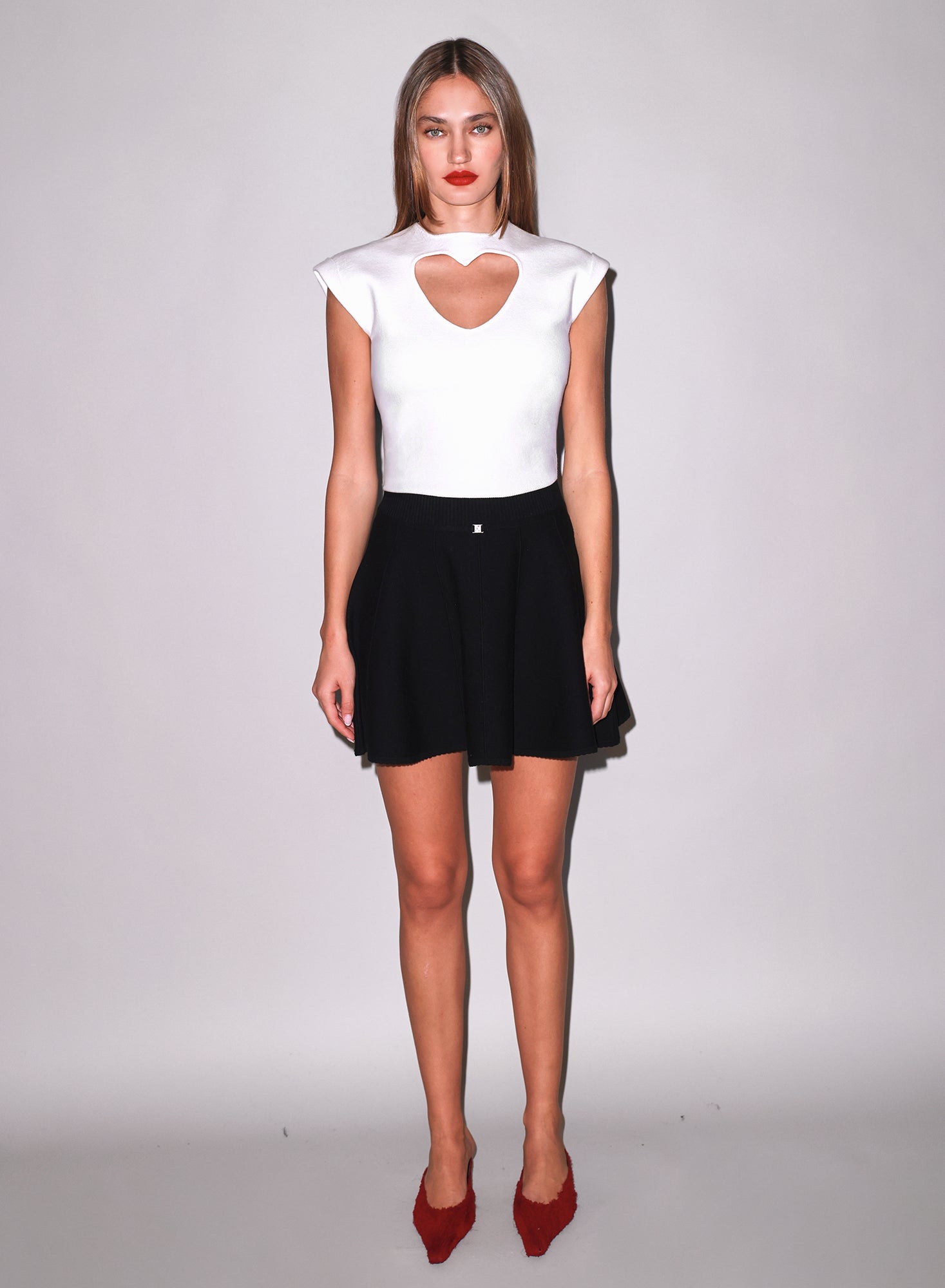 Matchmaker Top in white- valentines- fleur du mal-flat