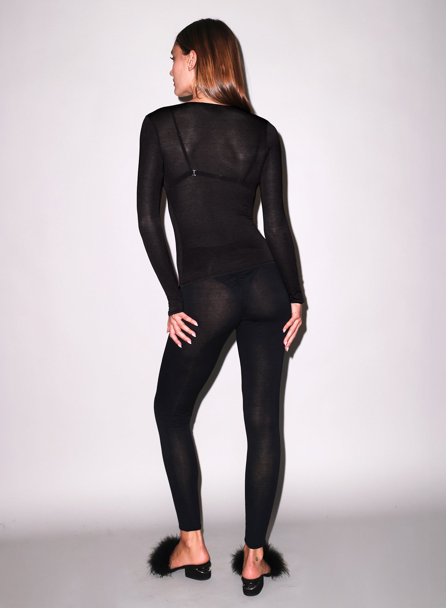 Butter Soft legging-black-fleur du mal