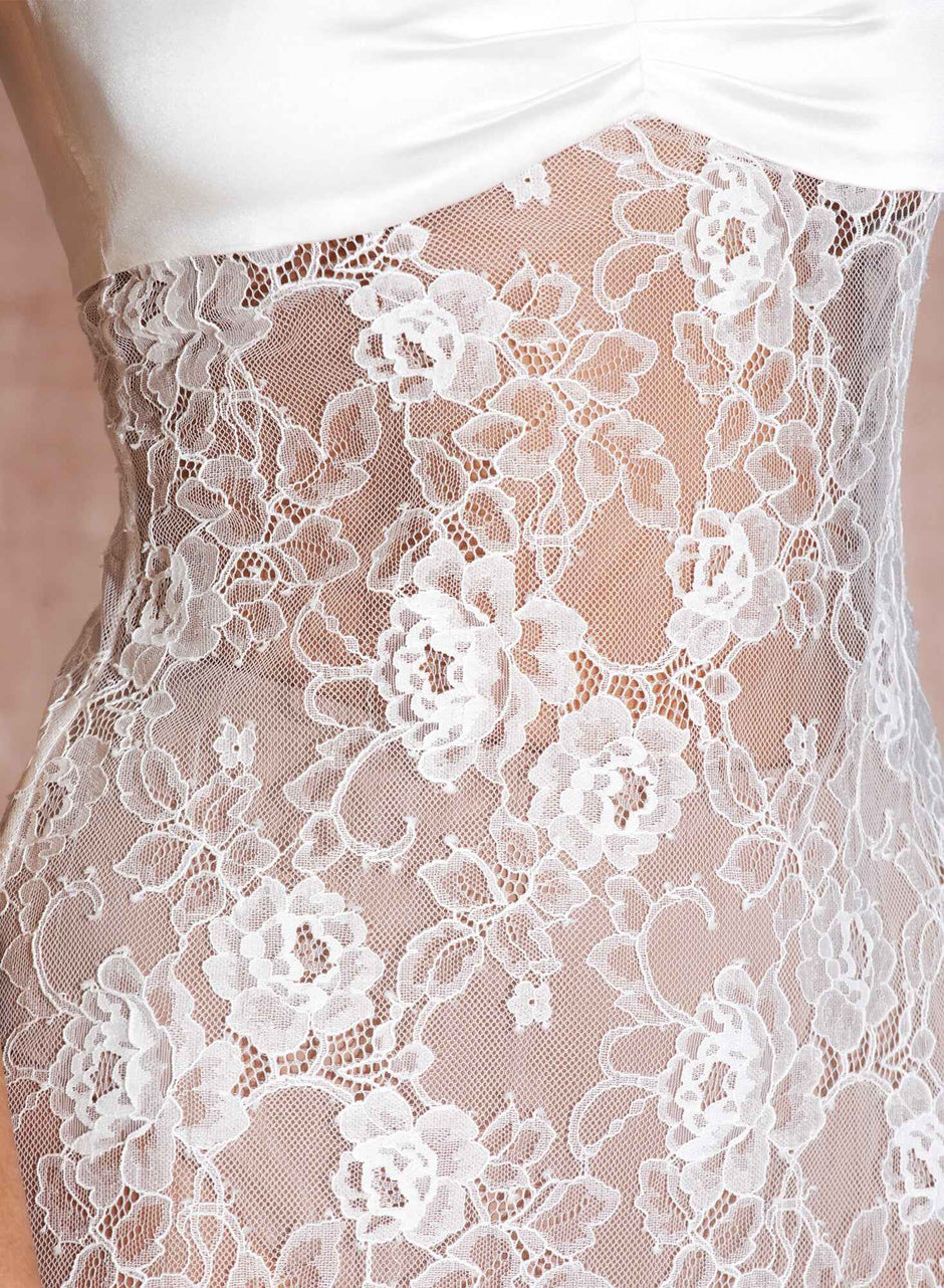 Ivory - Lace Bralette Dress | Fleur du Mal