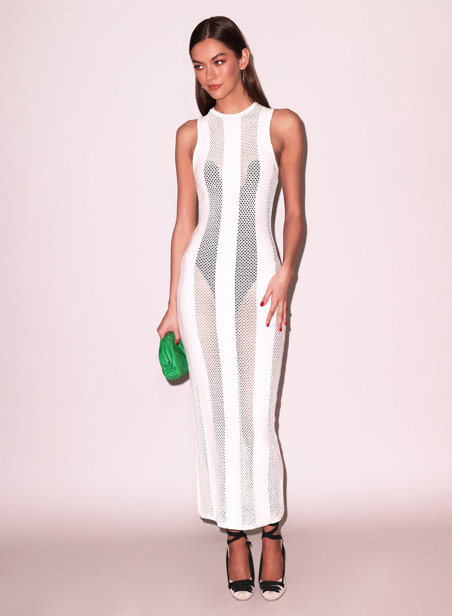 Simone Pointelle Maxi Dress