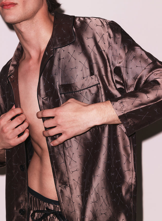 Shroom - Men&#39;s Jacquard PJ Top | Fleur du Mal