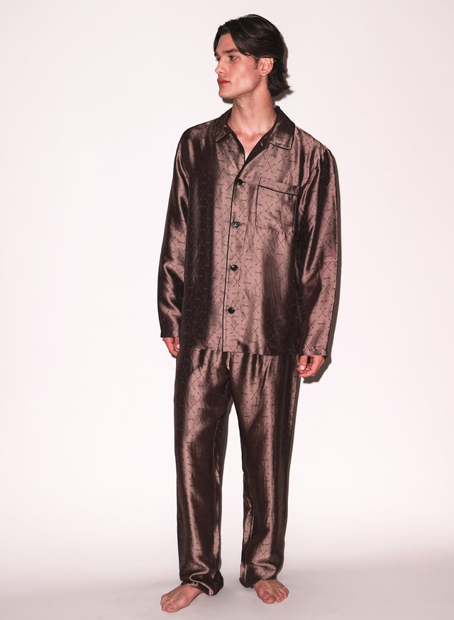 Men's Jacquard PJ Top