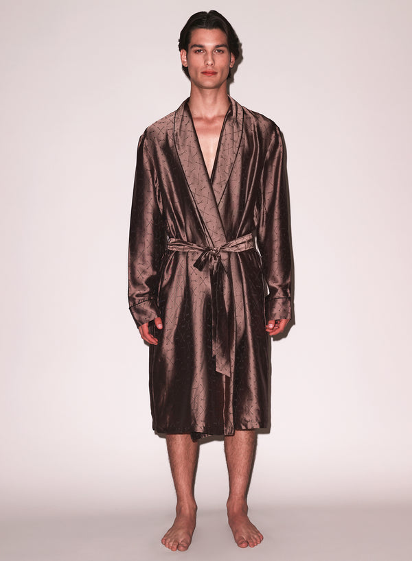 Shroom - Men&#39;s Jacquard Robe | Fleur du Mal