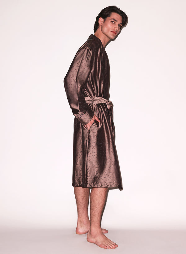 Shroom - Men&#39;s Jacquard Robe | Fleur du Mal