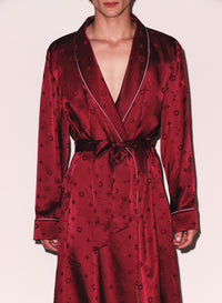 Silk Jacquard Robe