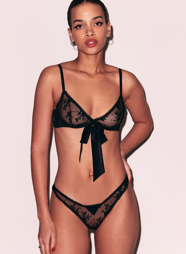 Black - Untie Me Cheeky | Fleur du Mal