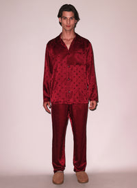 Barolo Silk Jacquard PJ Set- Fleur du Mal