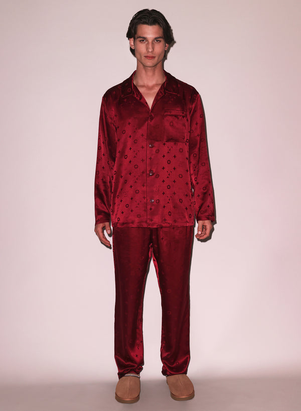  - Barolo Silk Jacquard PJ Set | Fleur du Mal