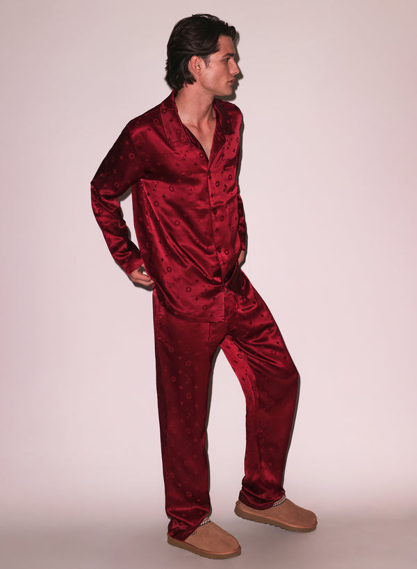  - Barolo Silk Jacquard PJ Set | Fleur du Mal