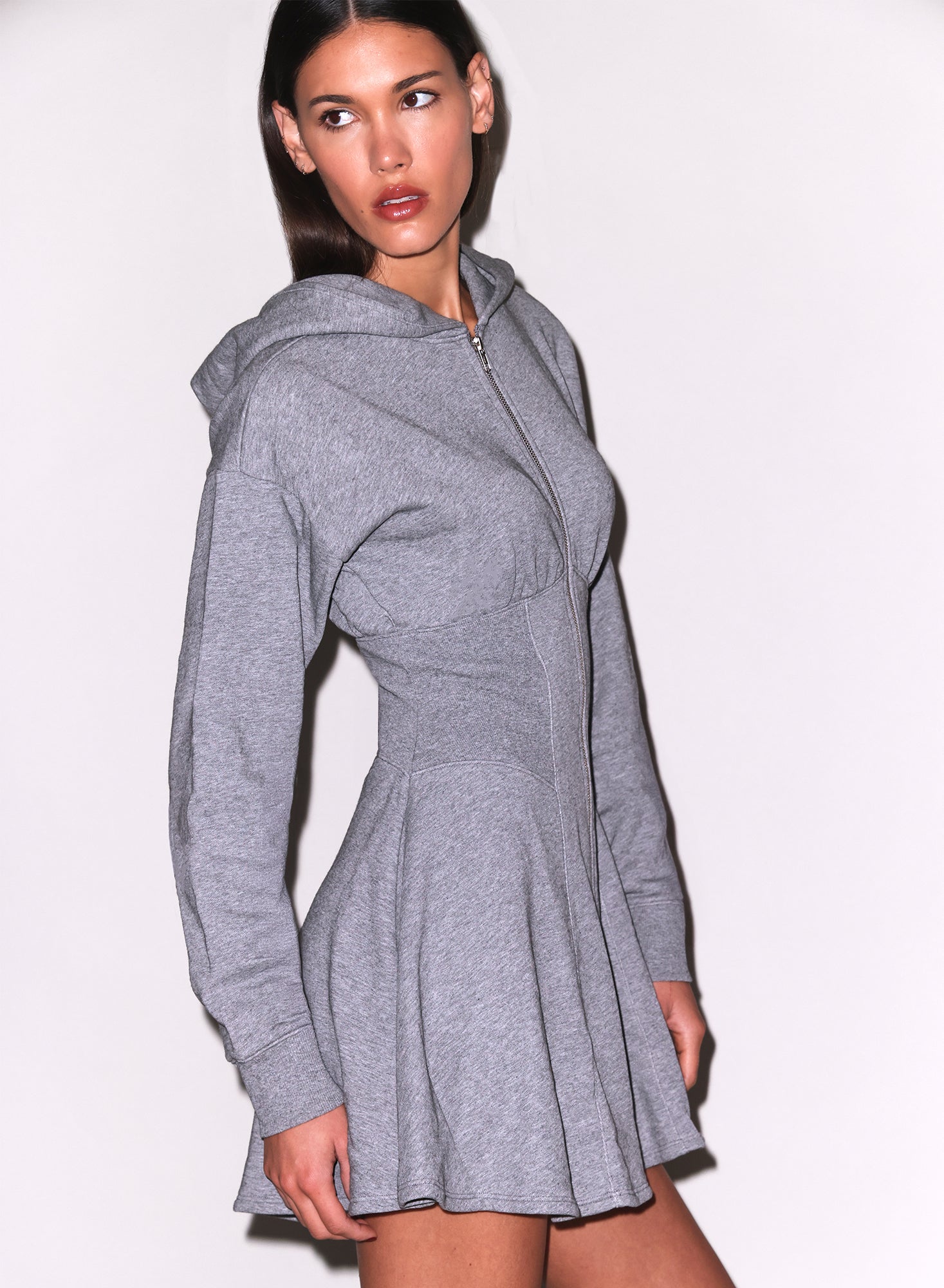 Unzip Me Hoodie Dress