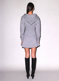 Unzip Me Hoodie Dress