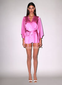 Angel Sleeve Robe- pink desire- Fleur du Mal- flat