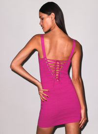 bandage-dress-wild-pink- fleur du mal
