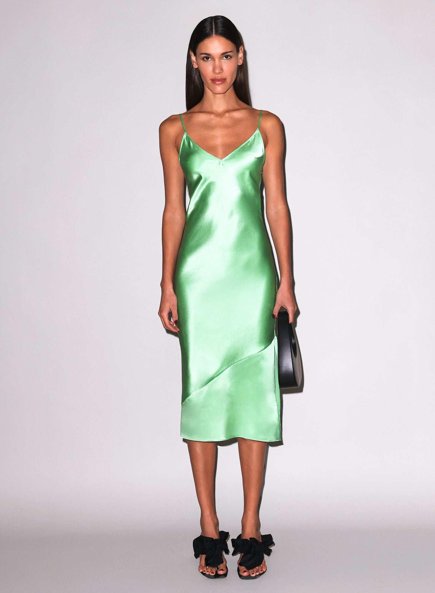 Silk V Slip Dress