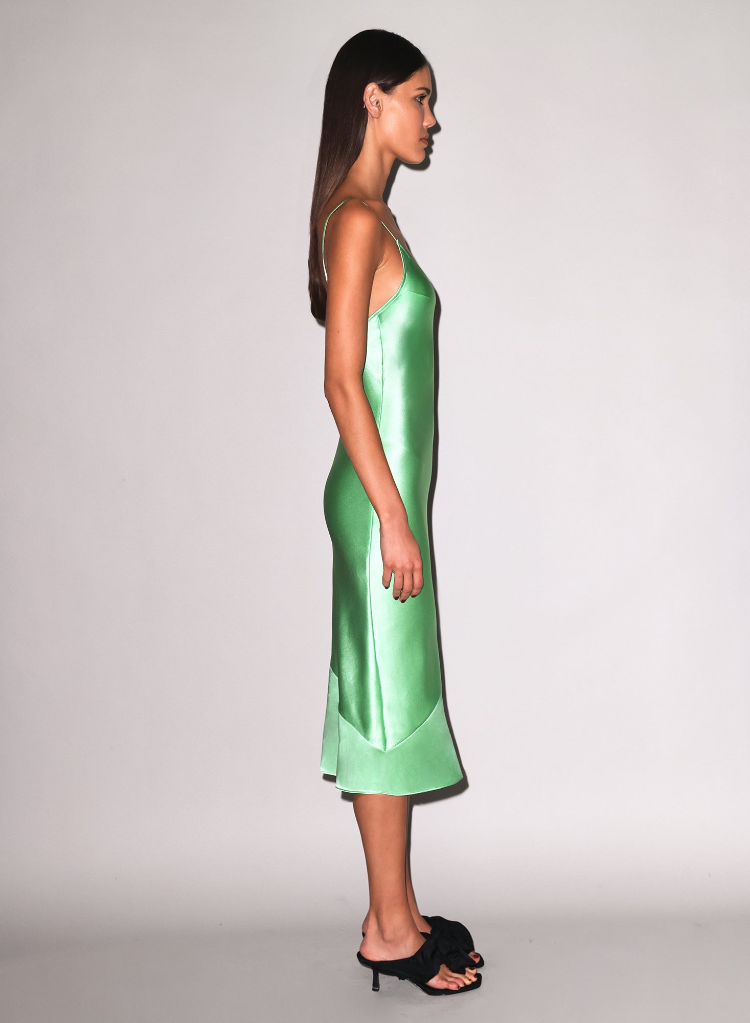 Silk V Slip Dress