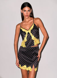 Juliet Lace Silk Cami-Fleur du Mal