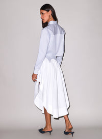 Poplin Garter Skirt- fleur