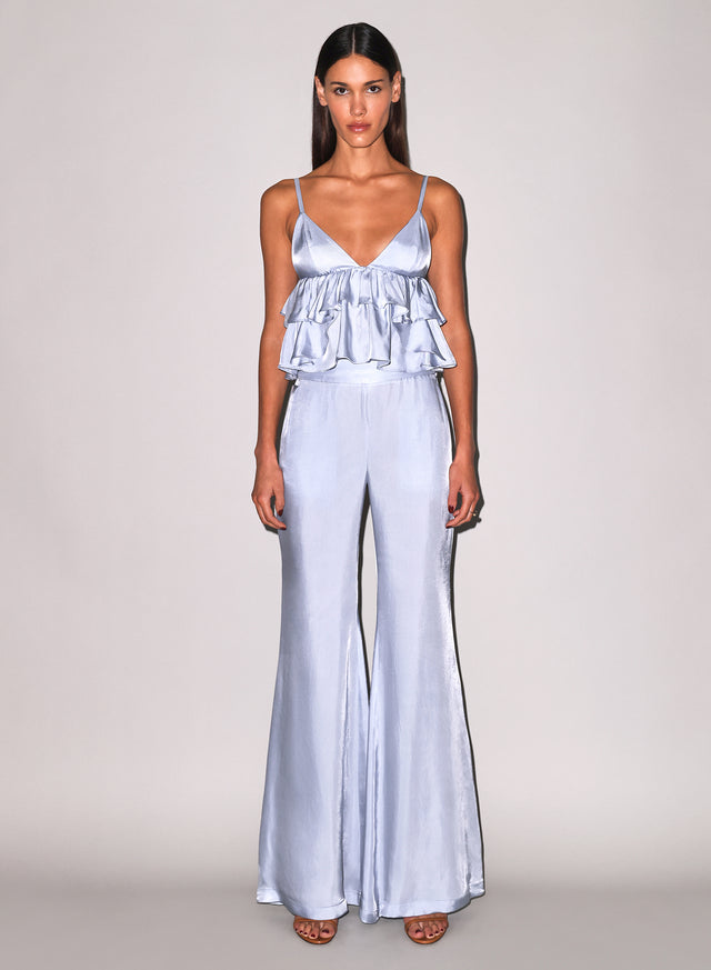 Ice queen - Luxe Twill Flare Pant | Fleur du Mal