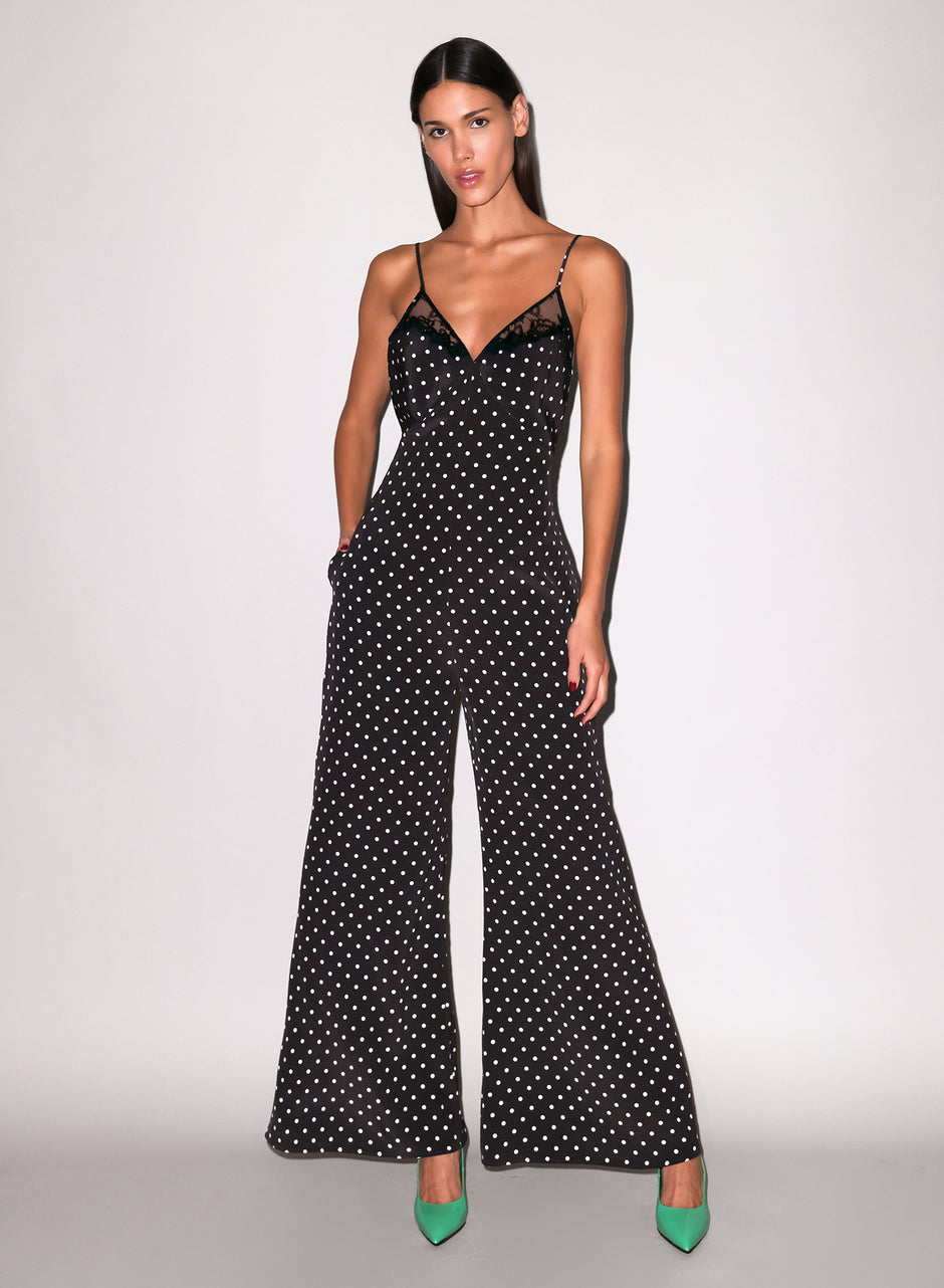 Black - Juliet Lace Jumpsuit | Fleur du Mal