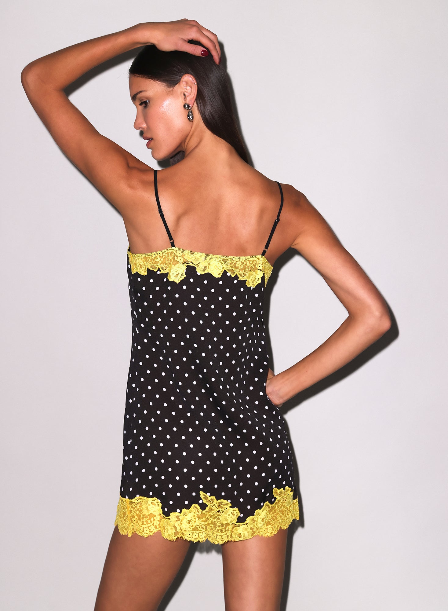 Juliet Button Slip-black & yellow- Fleur du Mal