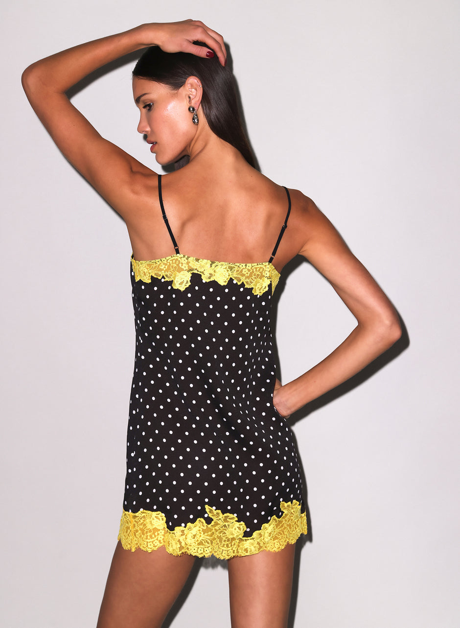 Small dot black - Juliet Button Slip | Fleur du Mal