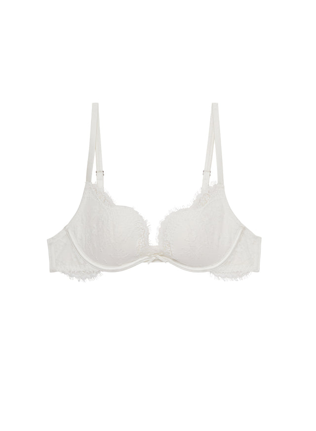 Ivory - Frankie Lace Seduce U-Plunge Bra | Fleur du Mal