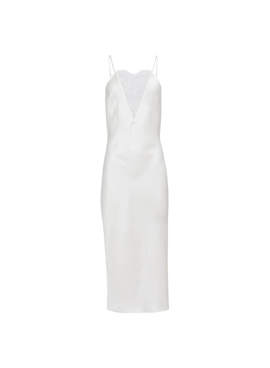 Ivory - Frankie Lace Slip Dress | Fleur du Mal