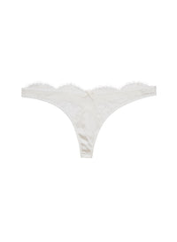 Frankie Lace Thong- ivory- Fleur du Mal-flat