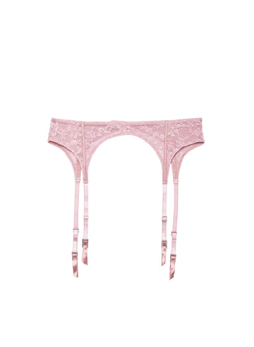 Ballet pink - Le Stretch Lace Garter Belt | Fleur du Mal