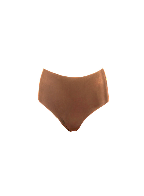 Caramel - Le Stretch Micro High Waist Brief | Fleur du Mal