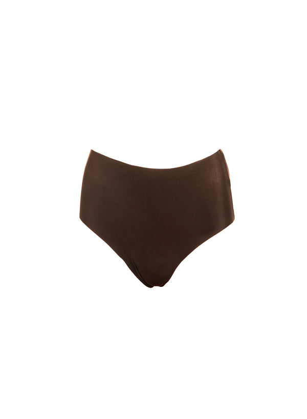 Cocoa - Le Stretch Micro High Waist Brief | Fleur du Mal