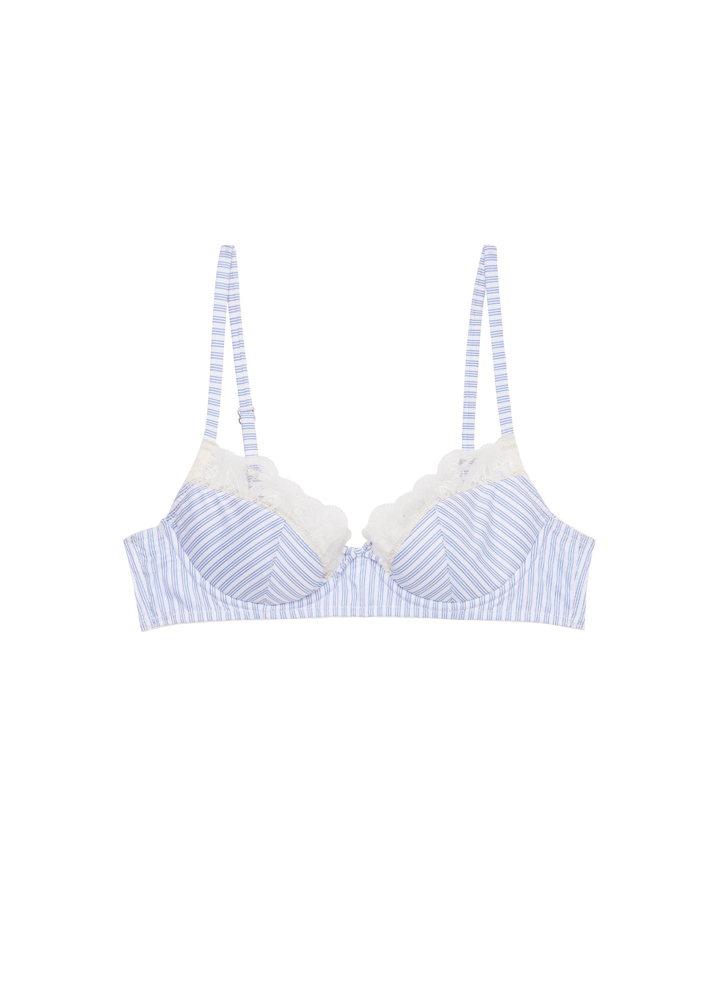 Hampton Poplin Demi Bra-fleur du mal-flat