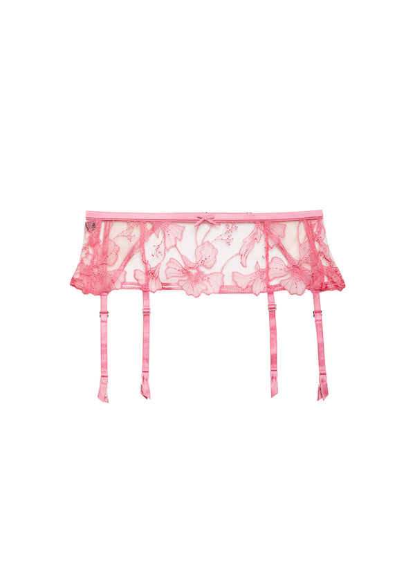 Pink cadillac - Harper Embroidery Garter Belt | Fleur du Mal