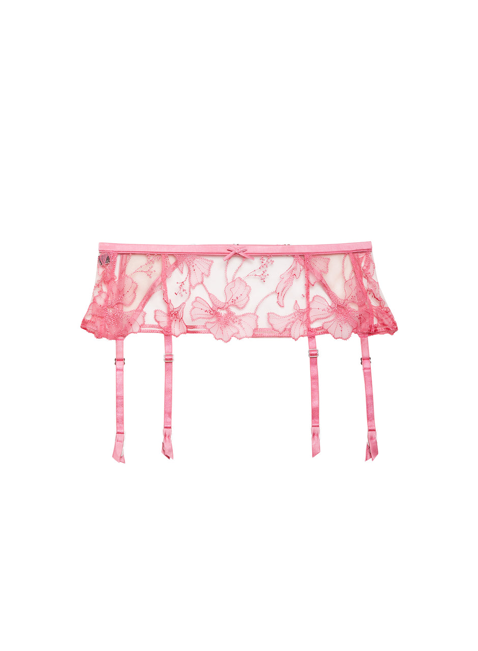 Pink cadillac - Harper Embroidery Garter Belt | Fleur du Mal