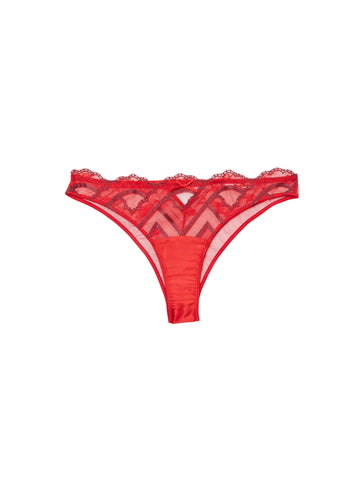 Rouge - Hendrix Embroidery Cheeky | Fleur du Mal