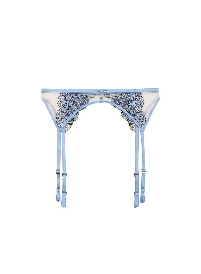 Petal blue - Hydrangea Garter Belt | Fleur du Mal