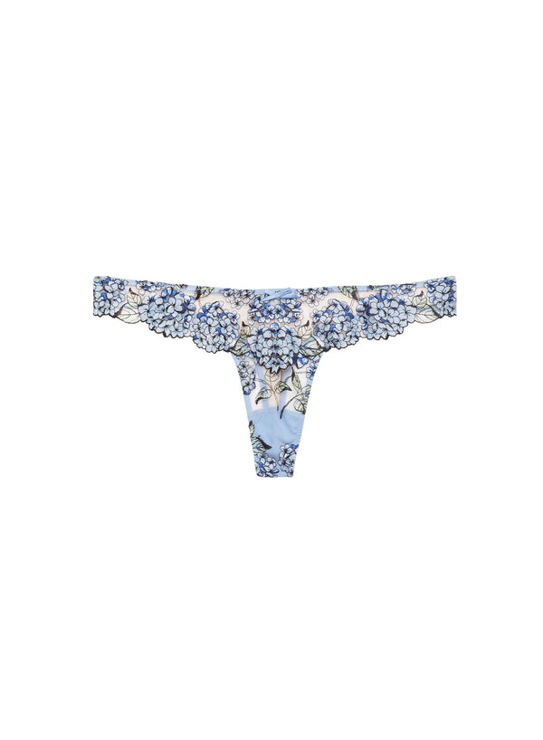 Petal blue - Hydrangea Thong | Fleur du Mal